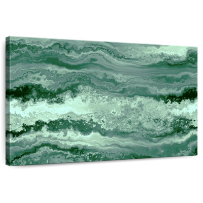 Abstrait en malachite poli Avery
