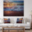 «Blue Sea Waves pendant le coucher du soleil», photographie-2109610631-2109610652