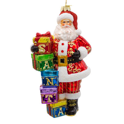 7'' 95% GLASS 5% PAINT/MICA Ornament
