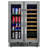Koolmore 24 in. Width 21 Bottles and 60 Cans Dual Zone Freestanding/Built-In Wine & Beverage Refrigerator.