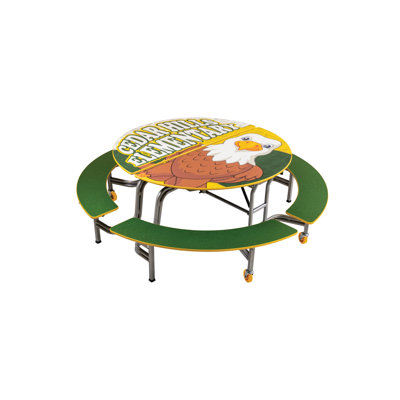 Banc mobile - rond - 4 bancs