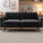 Calvera Modern Loveseat Sofa With Spacious Seating And Stitched Armrests-118964633