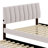Upholstered Platform Bed With Trundle-1275679585