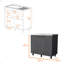 Lavabo et armoire Smokey Oak