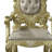 19'' H Tufted Faux Leather Upholstered Armchair