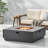 12" H Concrete Outdoor Fire Pit Table-1183387631