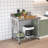 Prep Tables For Commercial Kitchen Steel Countertop With 2 Adjustable Tier Overshelves-111031357