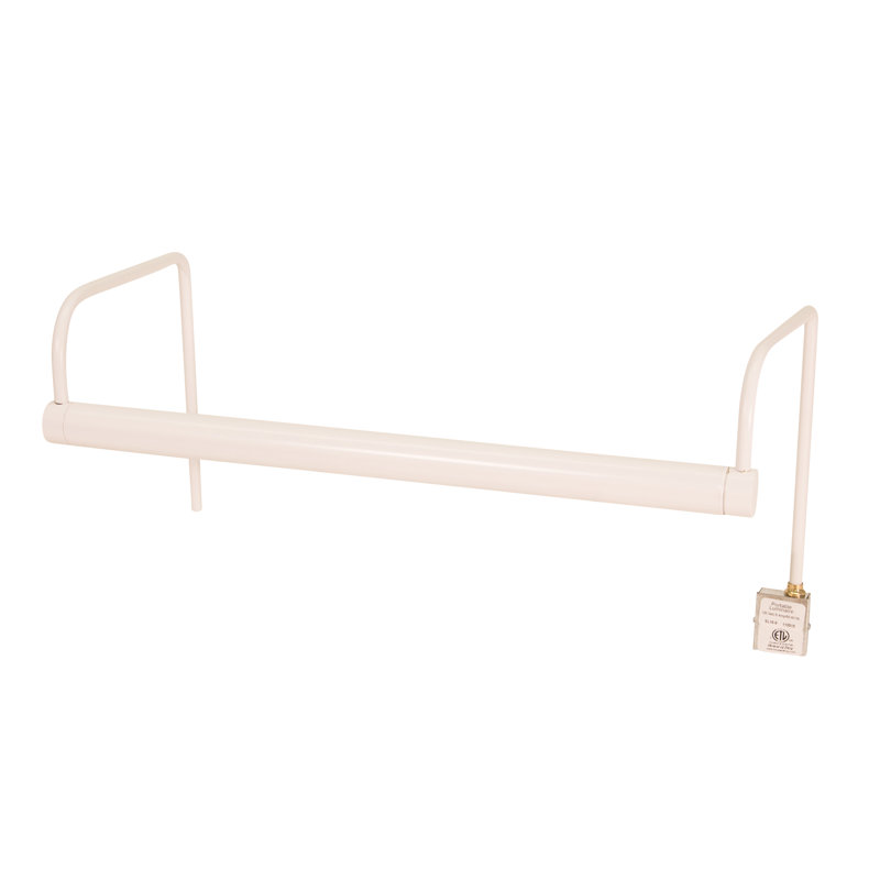 Applique pour tableau 2 lumières Slim-Line, Blanc, H 7,5 po x l 84 po x P 8 po