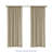 Semi-Sheer Light Filtering Back Tab Single Curtain Panel-2030133775-2030133766
