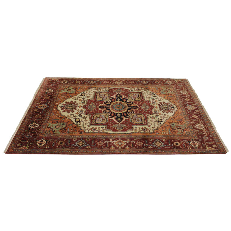 Oriental Area Rug in Beige