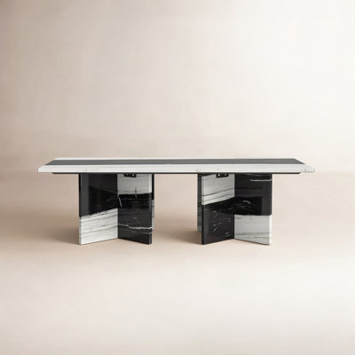 Verona 48" Genuine Marble Coffee Table