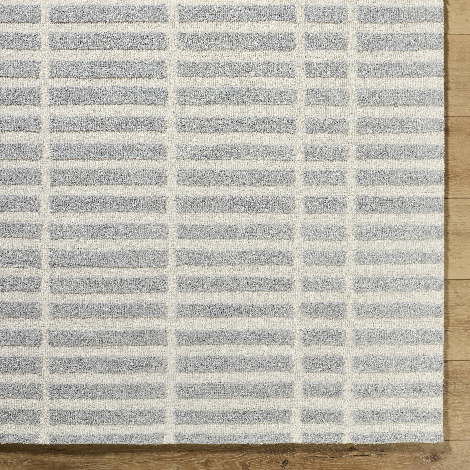 Wright Hand-Tufted Geometric Area Rug, Runner 2'6" x 8'