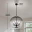 Lustre empire 6 lumières à intensité variable avec bougies