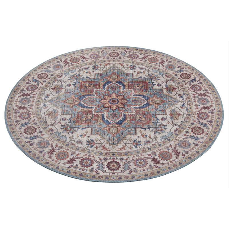 Anthea Tufted Cyan Blue Rug