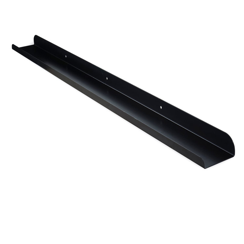 Tablette murale en métal Dawin, H 1,57 po x l 39,37 po x P 3,15 po