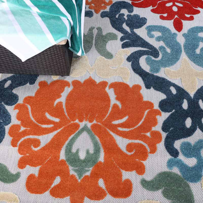Tapis intérieur / extérieur Lowell, Rectangle 4pi x 6 pi