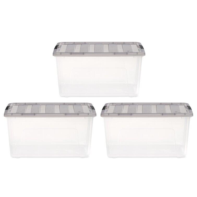 Sterilite 18-Gallon (72-Quart) Storage Box, Set of 8 