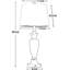 Ensemble de 2 lampes de table modernes avec ports de charge USB et prise de courant, lampe de table de chevet à commande tactile à intensité variable à 3 voies pour la chambre à coucher et le salon, comprend des ampoules DEL