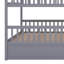 Full Over Full Rubber Wood Bunk Bed With Trundle, Convertible To 2 Full Size Beds, With Twin Size Trundle-106342055