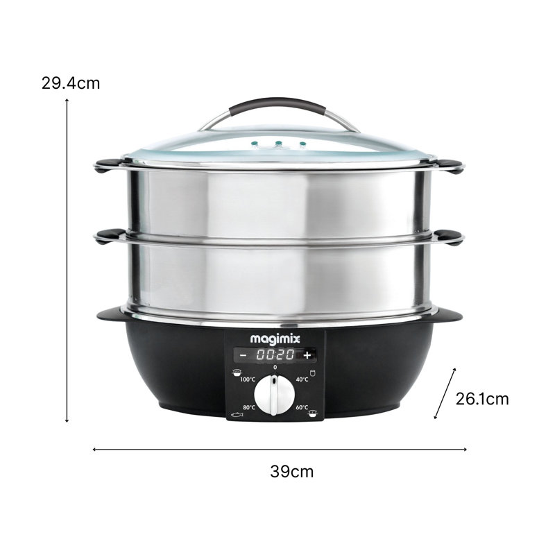 Magimix Food Steamer Stainless Steel	