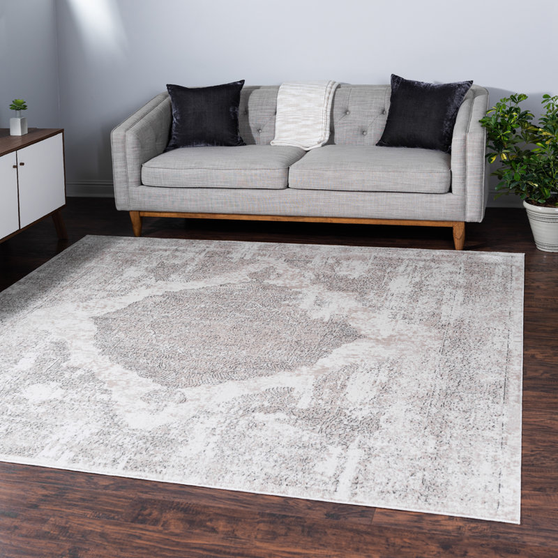 Ferrara Oriental Indoor Rug, Square 7'10"
