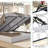 Modern Upholstered Platform Bed with Grid Tufted Headboard-470305026-478285071