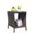 Outdoor patio Furniture 1 Coffee Table with clear tempered glass -1879693451-1890828134