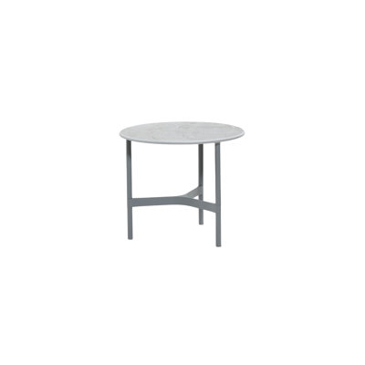 Twist Round Metal Outdoor Coffee Table , in. W in. D
