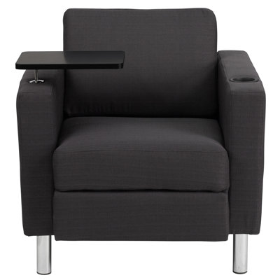 Muchtar Reception Chair with Metal Frame