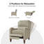 Fauteuil inclinable en cuir Beecher 28,75 po-506872495