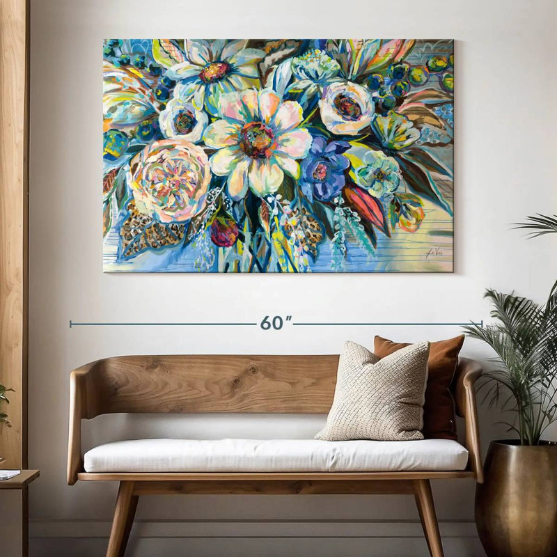 Harnek Unity Blue, 34" H x 51" W