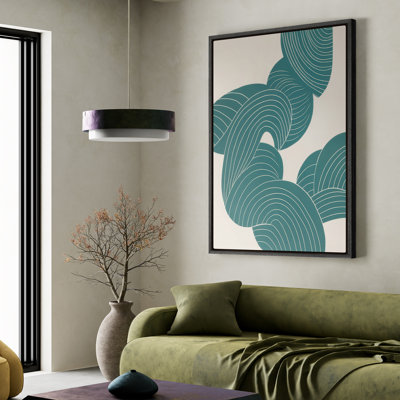 Art mural encadré, impressions murales abstraites rétro pour chambre à coucher 