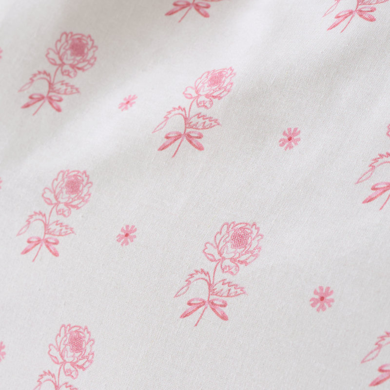 Spitalfield Bunches Cotton Fitted Sheet, Single