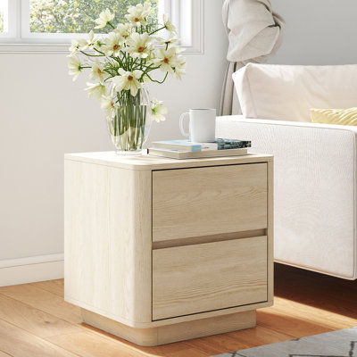 Table de chevet moderne avec tiroir 18,9 po Monterrey (ensemble de 2)