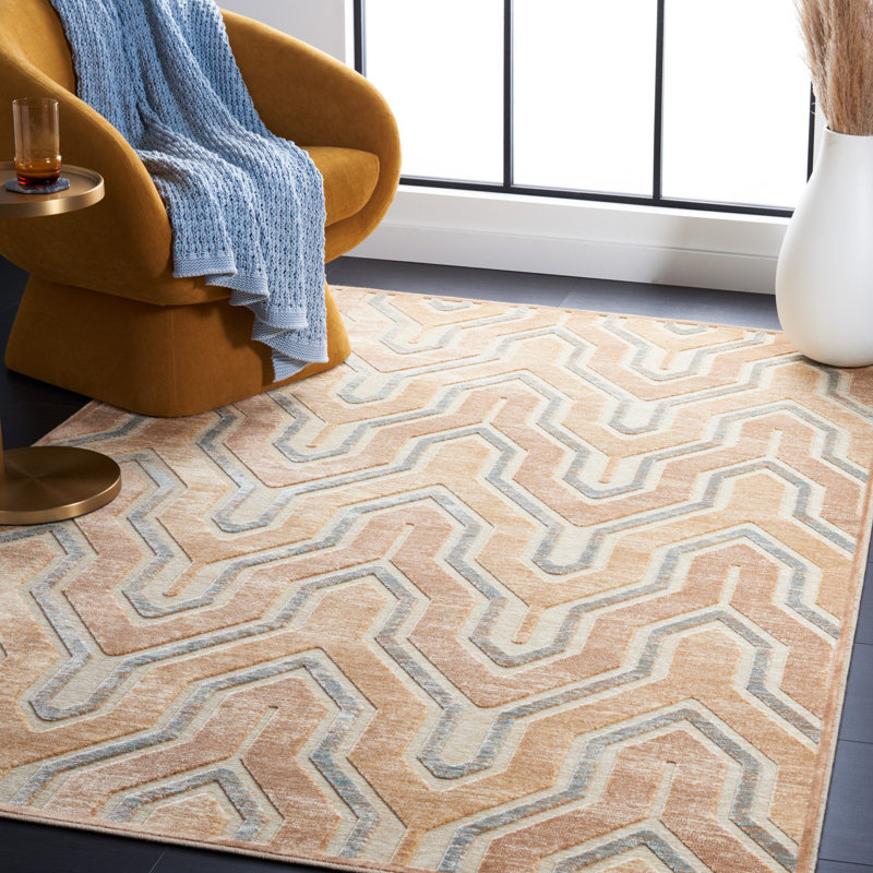Pittenger Performance Geometric Rug, Rectangle 5'3" x 7'6"