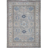 Transitional One-of-a-Kind Rectangle 9'1" X 12' Hand Knotted Area Rug