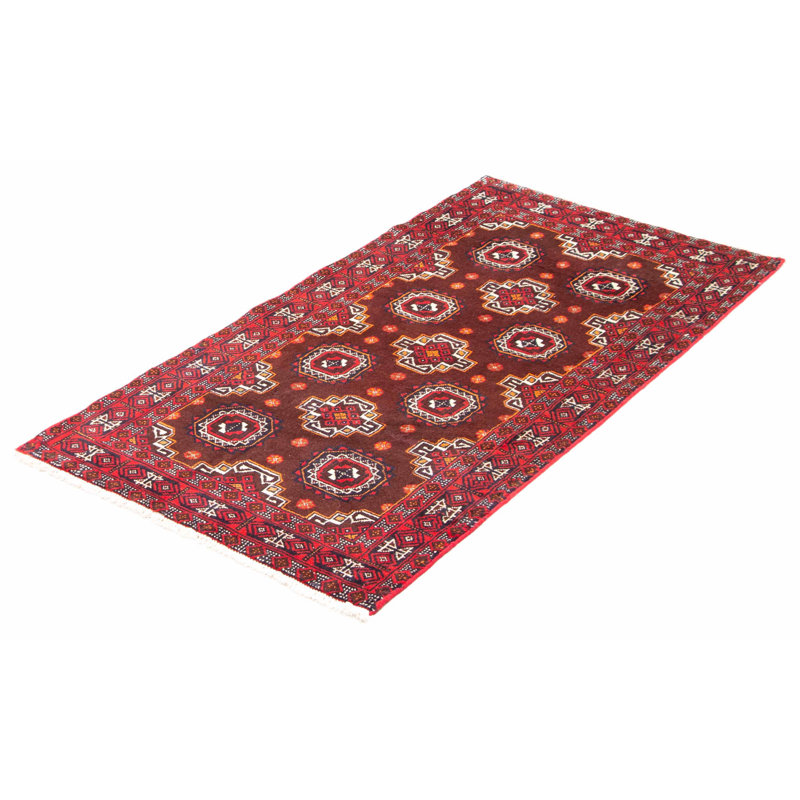 One-of-a-Kind 3'2" X 6'1" New Age Wool Area Rug in