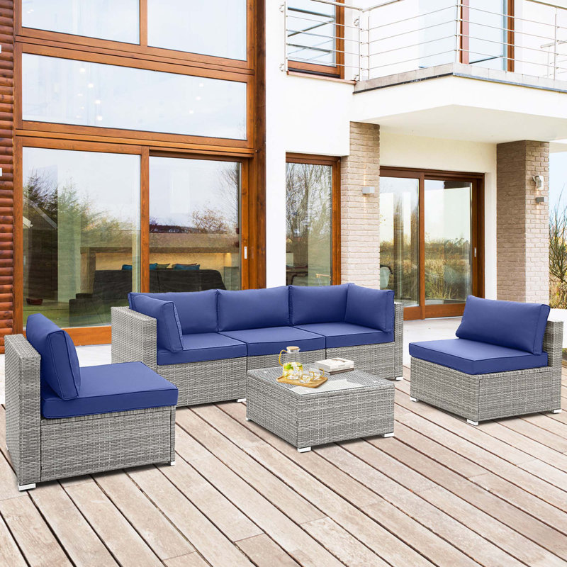 5 - Person Seating Group with Cushions