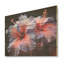 Hibiscus mauve moderne en fleurs - Hibiscus, art mural sur bois de pin naturel-205121993