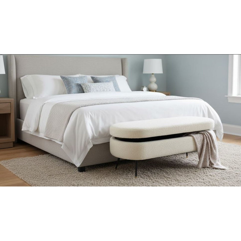 Banc rembourré Boston Boucle