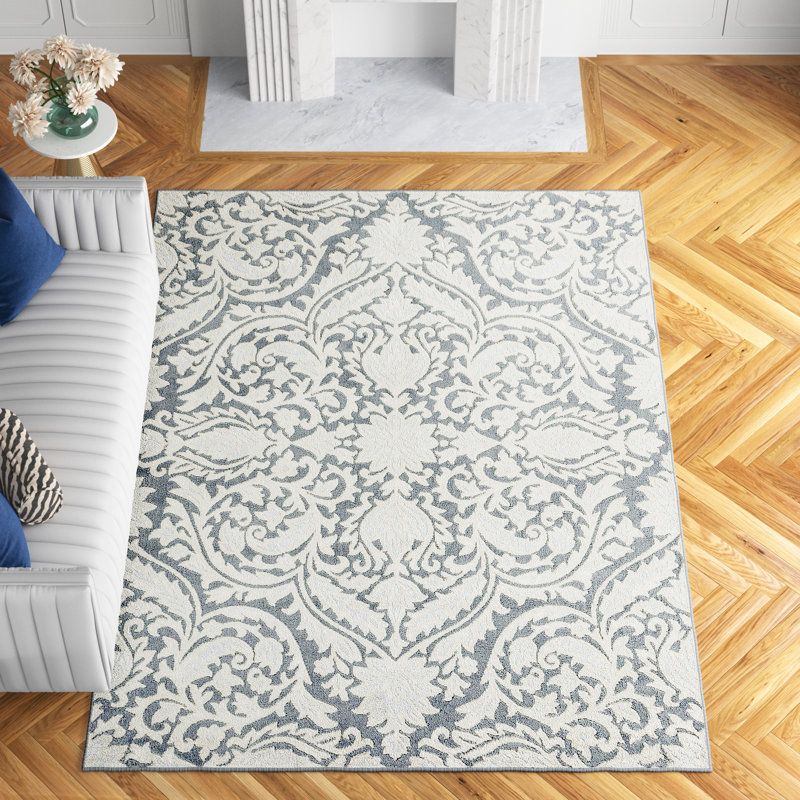 Tapis gris Taliyah, Rectangle 7 pi 10 po x 10 pi 3 po