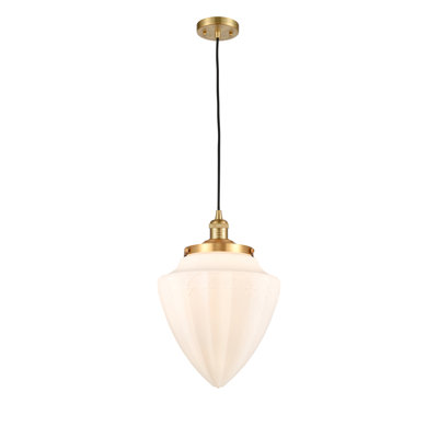 Luminaire suspendu simple à 1 lumière