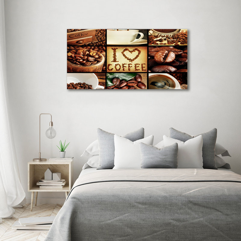 Coffee Collage - Wrapped Canvas Print