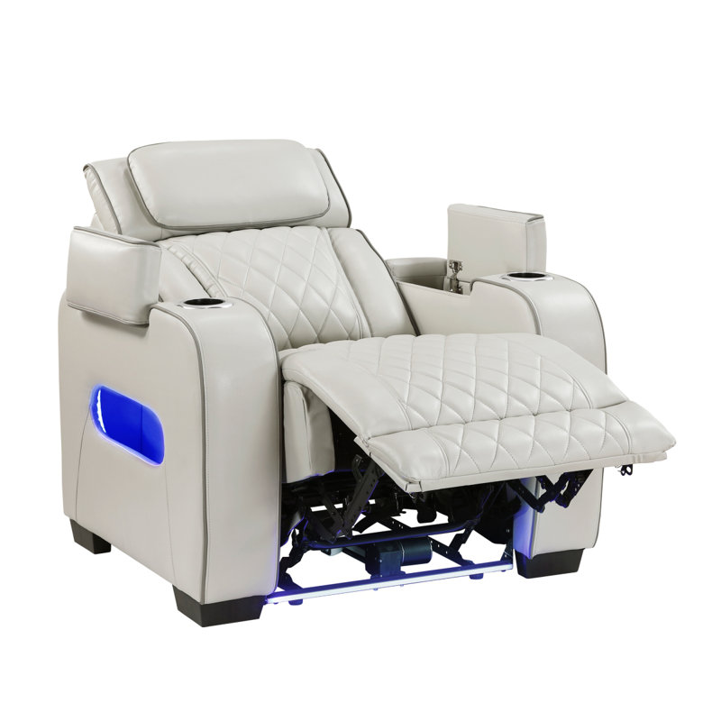 Fauteuil inclinable électrique Fairway, Taupe