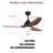 52" Modern Smart Ceiling Fan - Matte & Wood Grain, With Dimmable 3-Color LED Light (Memory Feature), Remote Control, Quiet Reversible DC Motor-235286776-235286774