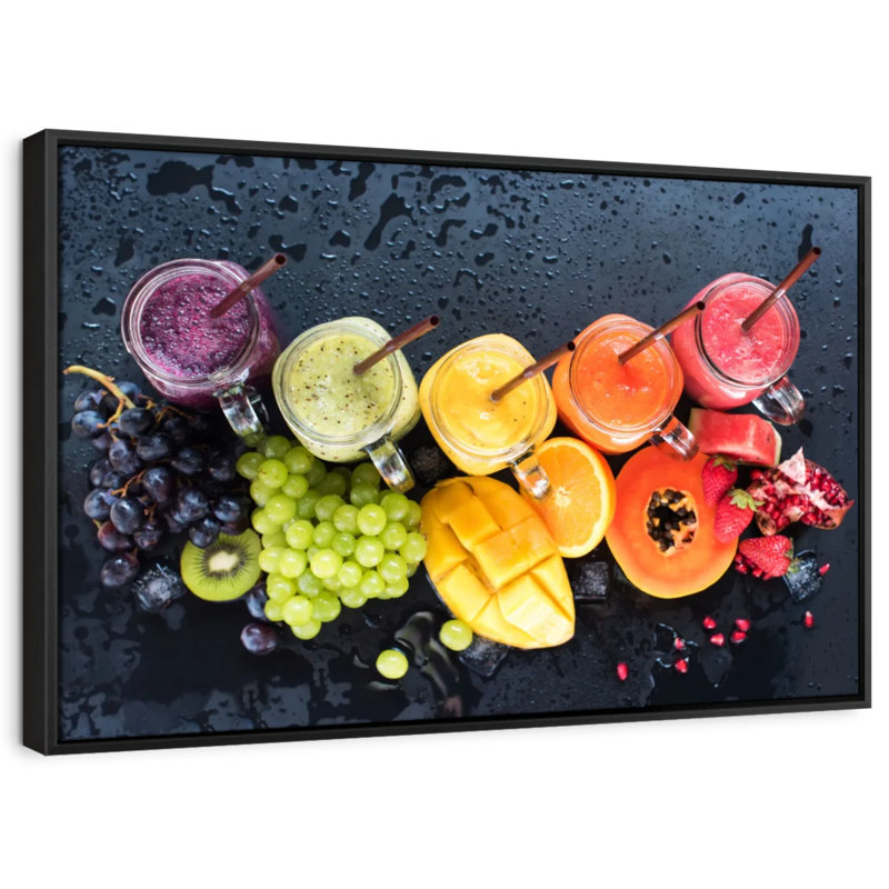 Nourriture et boisson «Smoothies aux fruits frais», H 31 po x l 21 po