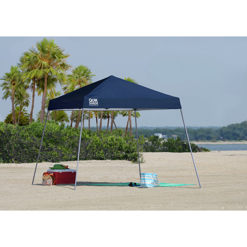 Navy Blue 10 ft x 10 ft Steel Pop-Up Canopy Tent