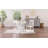 Deni 17" Wide Cross Back Dining Chairs-19674986