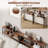 39.4" Narrow Console Table with Power Outlet, 2-Tier Sofa Table for Entryway