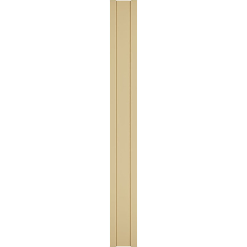 Pilastre en uréthane Signature avec majuscule et base, brun clair apprêté (la paire), 9 po x 82 po x 2 po, Standard